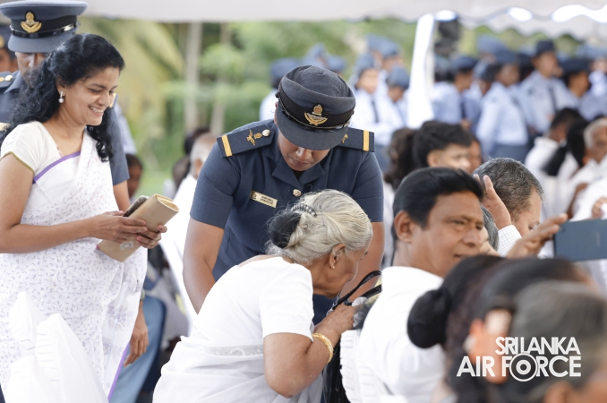 SLAF FALLEN WAR HEROES HONOURED AT THE WAR HEROES MONUMENT SLAF TRADE TRAINING SCHOOL, EKALA